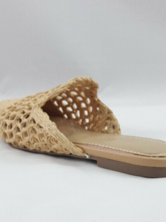 Flat Mules σε Χακί Χρώμα