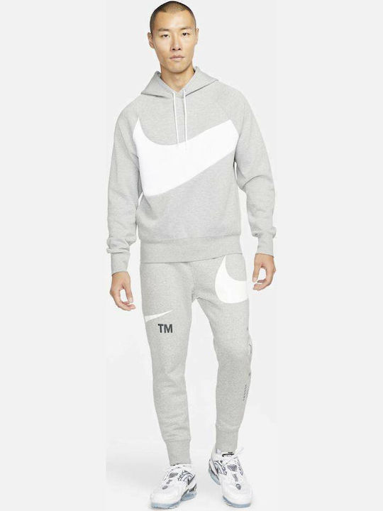 Swoosh Tech Fleece Hanorac cu Glugă Gri închis Heather