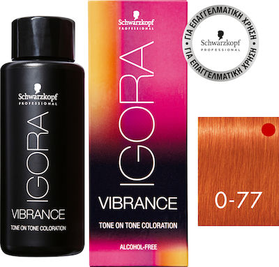 Schwarzkopf Igora Vibrance Temporary Dye 0-77 Intense Bronze Mixton 60ml