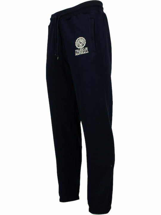 Sweatpants with Elastic Navy Blue