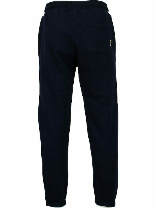 Sweatpants with Elastic Navy Blue