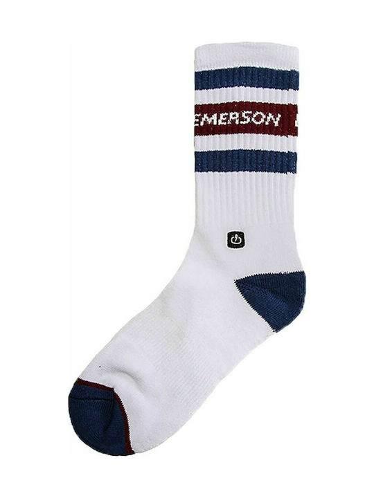 Emerson Men's Patterned Socks White