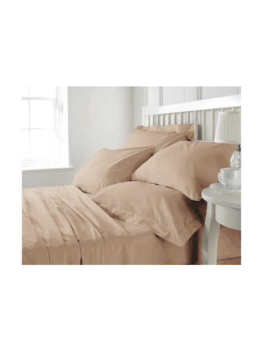 Anna Riska Prestige Pillowcase Set Oxford 4 Beige 50x70cm.