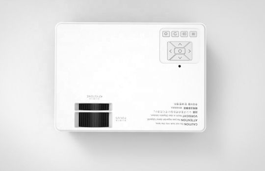 Factory Ezra PR01 Mini Projector LCD Λάμπας LED με Ενσωματωμένα Ηχεία