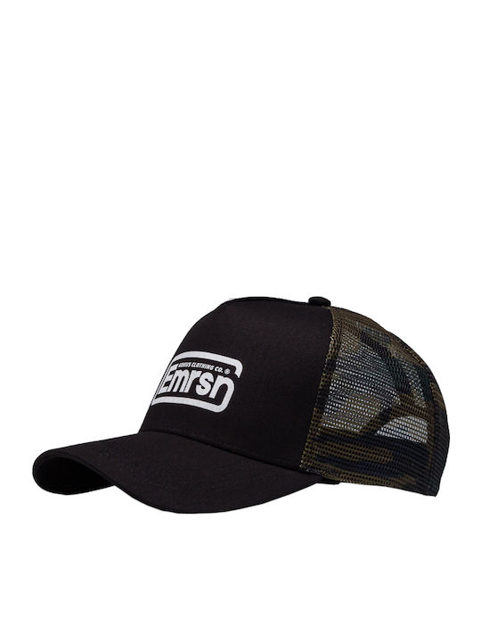 202.EU01.70 Мъжки Jockey с мрежа Черен Camo