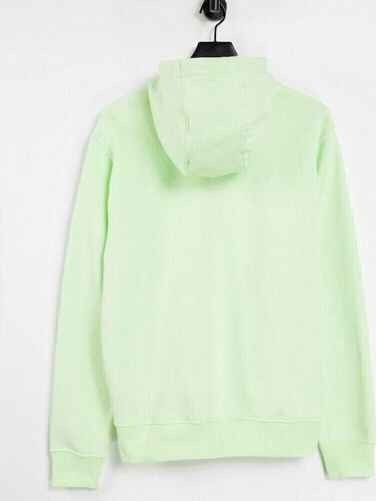 Club Sweatshirt With Hood Lime Yellow