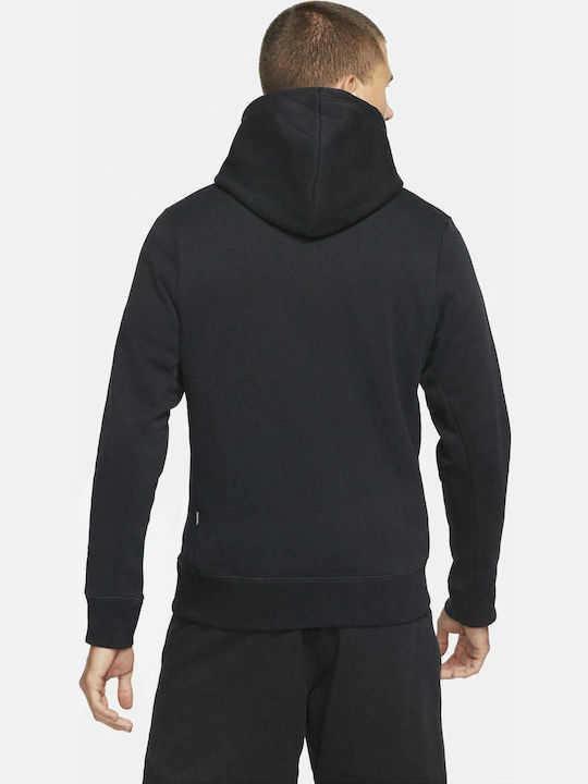 Nike Fc Essential Men's Sweatshirt Dri-Fit with Hood & Pockets Black