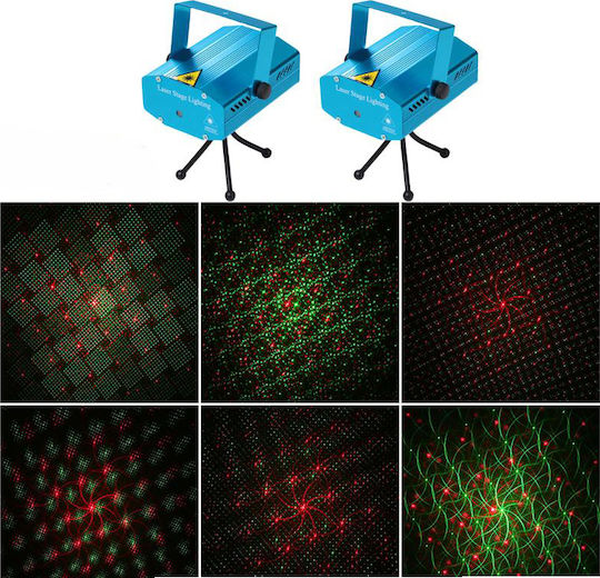 Factory Laser Beam Mini Projector Κόκκινο / Πράσινο