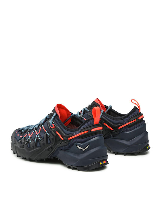 Salewa Wildfire Edge GTX Women's Waterproof Hiking Shoes With Gore-Tex Membrane Blue
