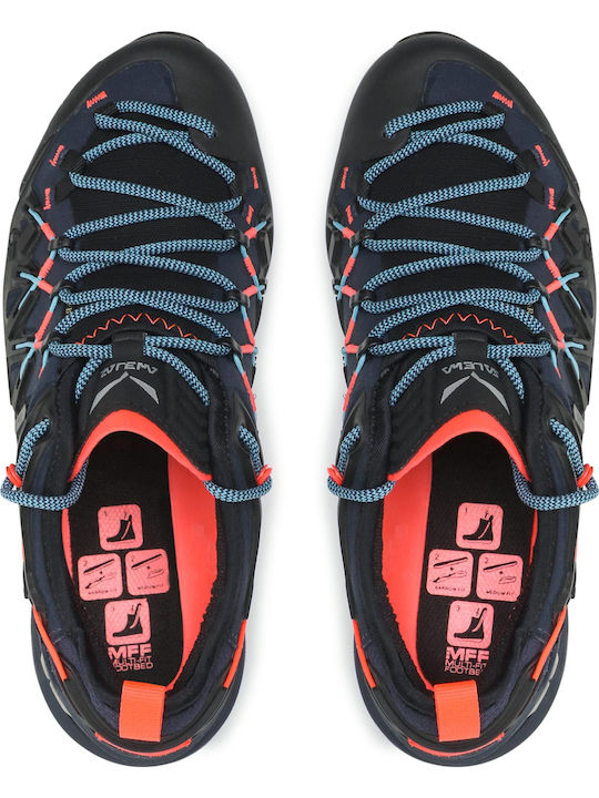 Salewa Wildfire Edge GTX Women's Waterproof Hiking Shoes With Gore-Tex Membrane Blue