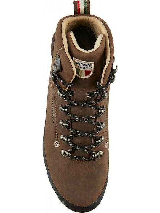 Dolomite 54 Trek GTX Men's Waterproof Hiking Boots with Gore-Tex Membrane Brown