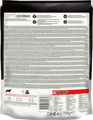 Purina Pro Plan OptiDerma Small & Mini Adult 0.7kg Hrană Uscată pentru Câini Adulți de Rase Mici cu Somon