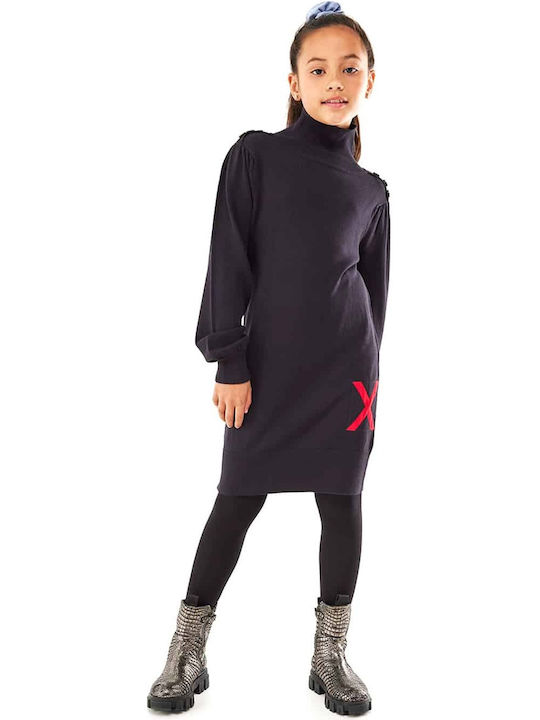 Children's Dress Long Sleeve Black