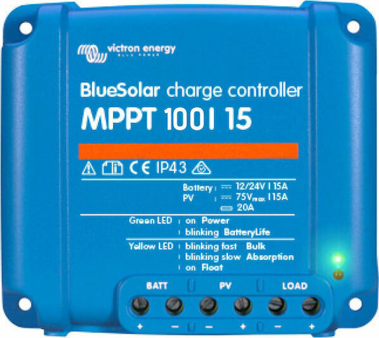 Victron Energy BlueSolar MPPT 100/15 Solar Laderegler 24V 15A