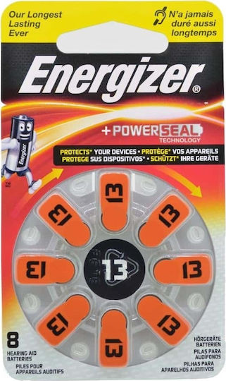 Energizer Батерии За Слухови Апарати 13 1.4V 8бр