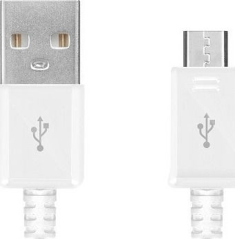 Samsung Regulär USB 2.0 auf Micro-USB-Kabel Weiß 1.5m (ECB-DU4EWE) 1Stück