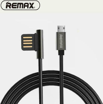 Remax Emperor RC-054m Winkel (90°) / Regulär USB 2.0 auf Micro-USB-Kabel Schwarz 1m 1Stück