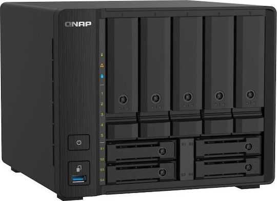 QNap TS-932PX-4G NAS Tower με 9 θέσεις για HDD/SSD και 2 θύρες Ethernet