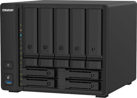 QNap TS-932PX-4G NAS Tower with 9 slots for HDD/SSD and 2 Ethernet ports