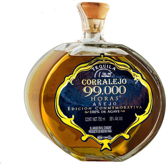 99000 Horas Añejo Tequila 18 Years 38% 700ml