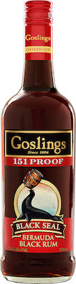Goslings Black Seal 151 Proof Ρούμι 75.5% 700ml
