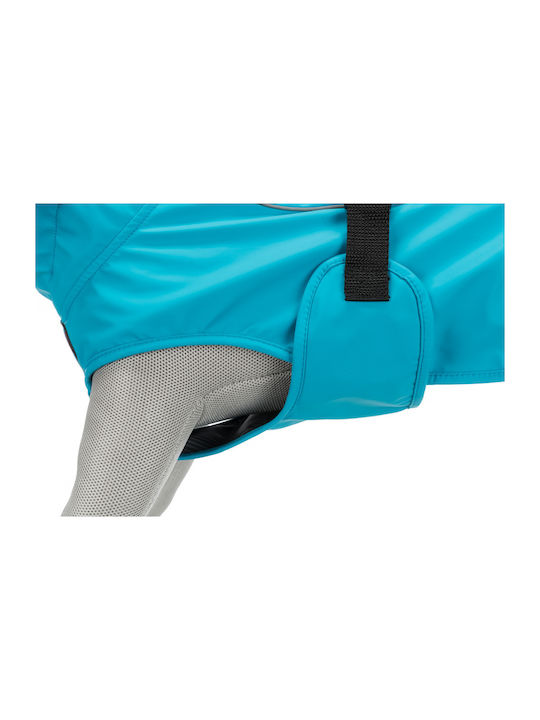 Trixie Vimy Turquoise Waterproof / Windproof Dog Coat with 35cm Back Length