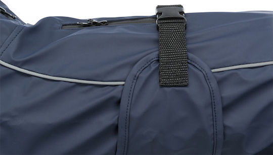 Trixie Husum Blue Waterproof / Windproof Dog Coat with 40cm Back Length