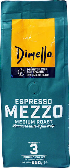 Dimello Espresso Coffee Mezzo Ground 250gr