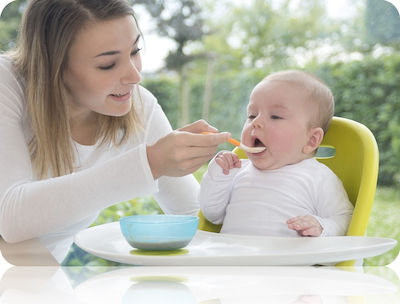 Kidsme Baby Food Bowl 9m+ made of Plastic Yellow KID-0027