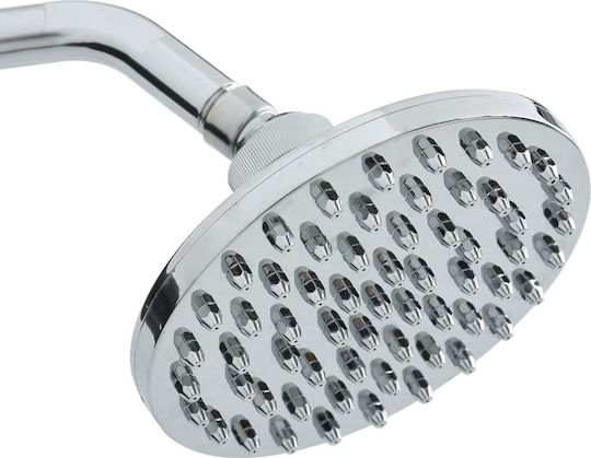 vidaXL Ντουζιέρα Πισίνας Ηλιακή από PVC 220x15.5εκ. Μαύρη