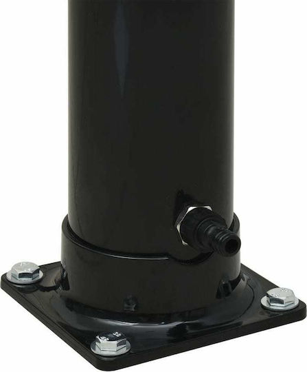 vidaXL Ντουζιέρα Πισίνας Ηλιακή από PVC 220x15.5εκ. Μαύρη