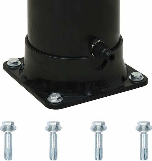vidaXL Solar Pool Shower 214x19.5x19.5cm Black
