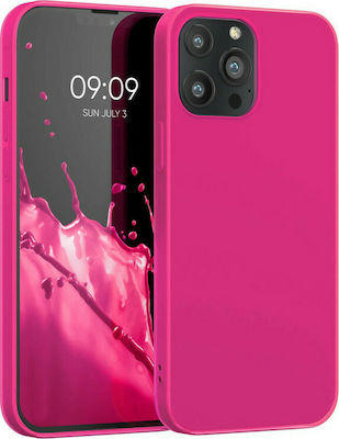 KWmobile Silicone Back Cover Neon Pink (iPhone 13 Pro Max)