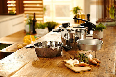 Fissler Intensa Χύτρες Ταχύτητας Set Quattro 8lt και 4lt