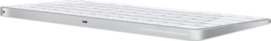 Apple Magic Keyboard With Touch ID Ασύρματο Πληκτρολόγιο International English Ασημί