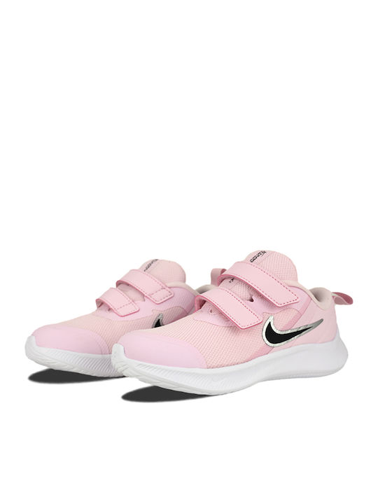 Star Runner Star Runner 3 Kids Sports Shoes Running with Hoop & Loop Closure Pink Foam / Black