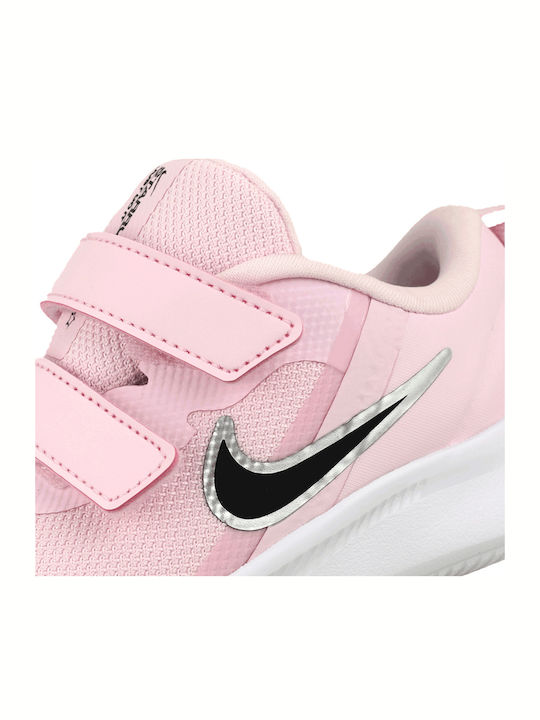 Star Runner Star Runner 3 Kids Sports Shoes Running with Hoop & Loop Closure Pink Foam / Black