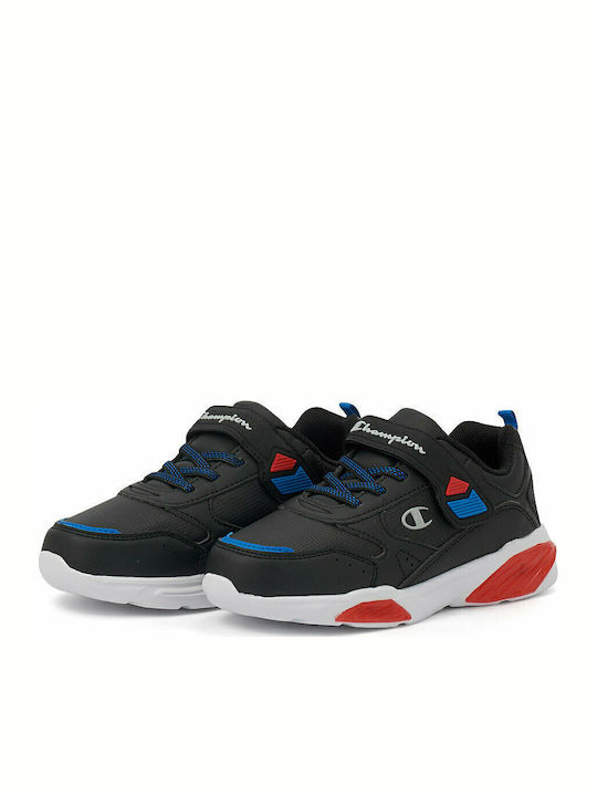 Wave B Ps Kids Sneakers with Scratch & Lights Blue