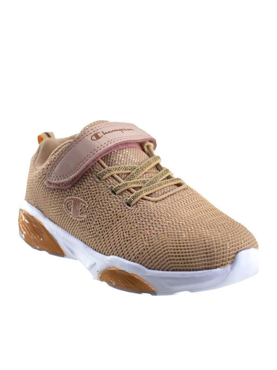 Wave G Ps Kinder Sneakers mit Klettverschluss & Lichtern Rosa