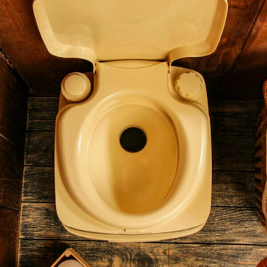 Thetford Chemical Toilet Porta Potti Qube 165 Ivory 21lt