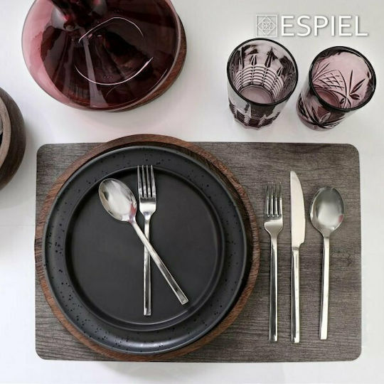 Espiel Step Πιάτο Ρηχό από Πορσελάνη Μαύρο με Διάμετρο 30cm Espiel Step Πιάτο Ρηχό από Πορσελάνη Μαύρο με Διάμετρο 30cm