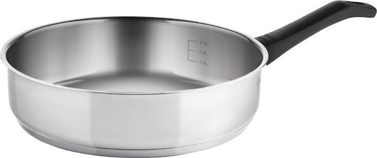 Lamart Perfect Cookware Set of Stainless Steel with No Coating Silver 3pcs