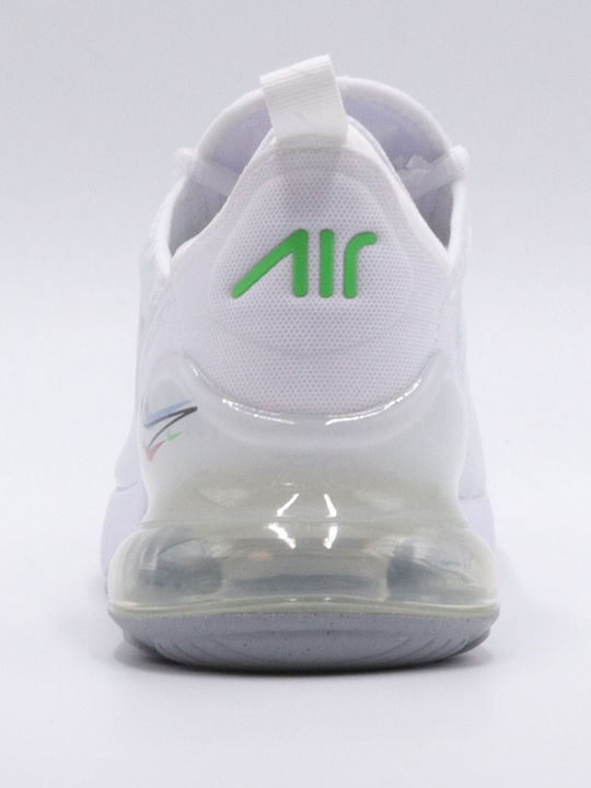 Air Max 270 Air Max 270 Gs Детски маратонки Low Бяло / Алуминий / Черно / Светлозелено Spark