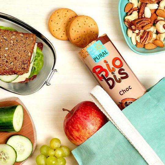Pural Βιολογικά Μπισκότα Bio Bis με Γέμιση Σοκολάτα Vegan 300gr