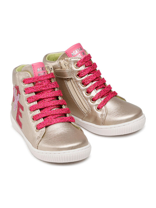 Kids Sneakers High Anatomic Gold