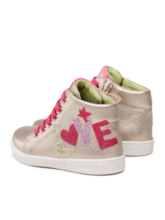 Kids Sneakers High Anatomic Gold