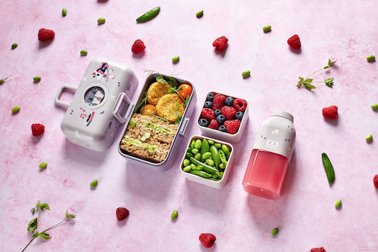 Monbento Positive S Bottle Water Plastic with Screw Cap Purple 330ml