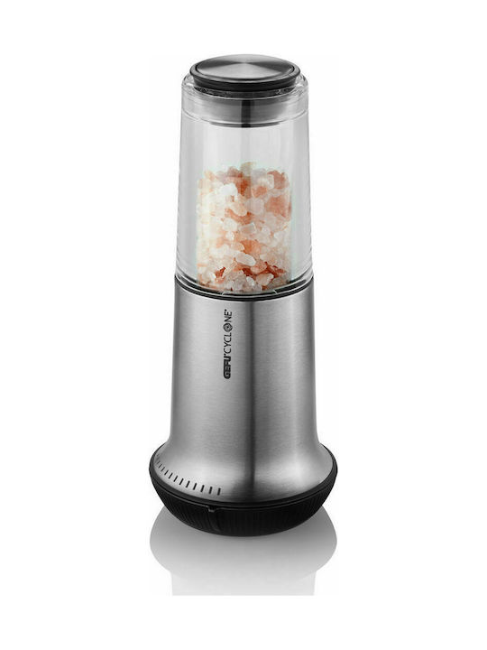 Gefu X-Plosion Large Electric Metallic Spice Mill 18cm Silver