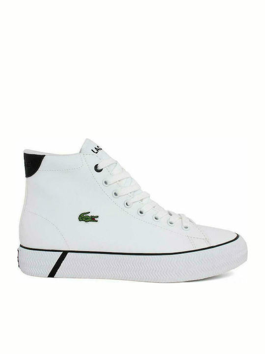 Lacoste Παιδικό Sneaker High Gripshot για Αγόρι Λευκό