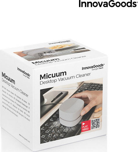 InnovaGoods Micuum Φορητό Ηλεκτρικό Σκουπάκι Γραφείου Λευκό